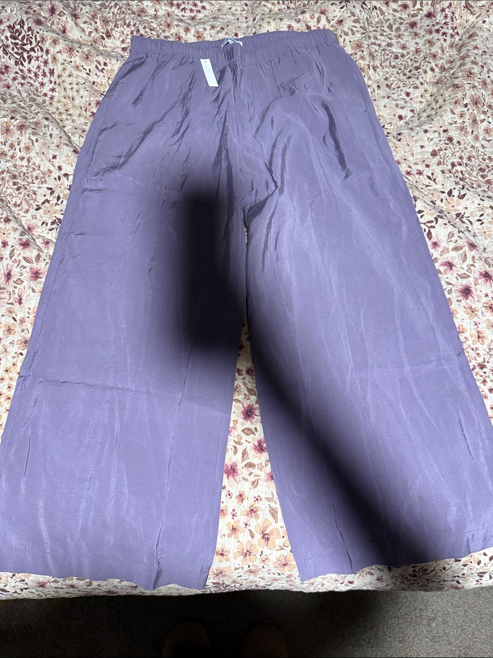 Madewell Wide Leg Lavender Pants